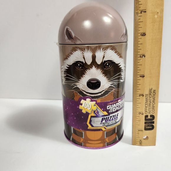 New Marvel Guardians of the Galaxy Rocket Raccoon Puzzle & Keepsake Tin - Picture 8 of 8